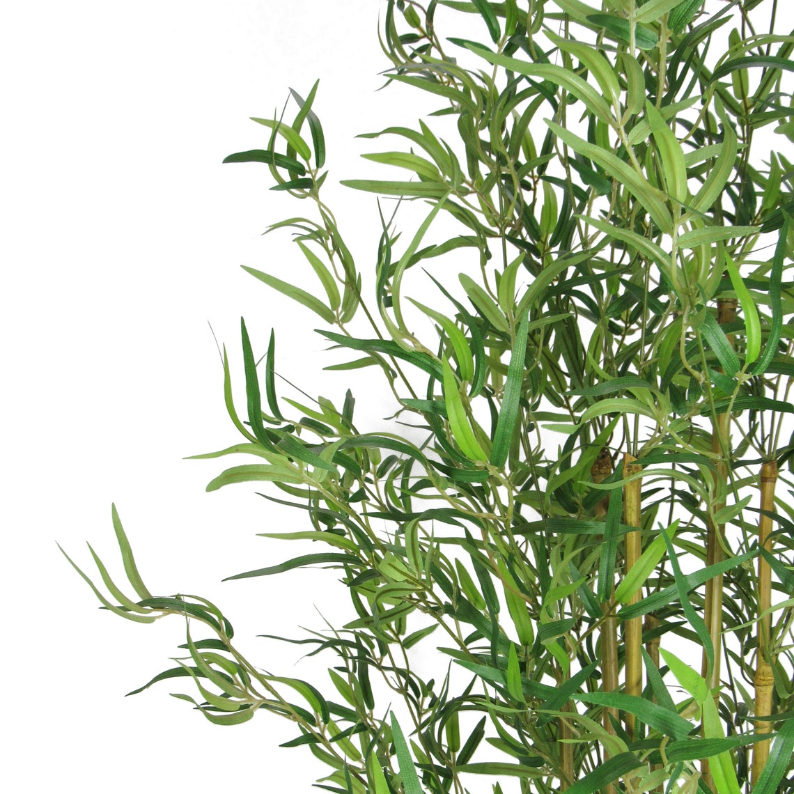 6ft Artificial Bamboo Tree in Black Pot Fake Bamboo Tree Etsy