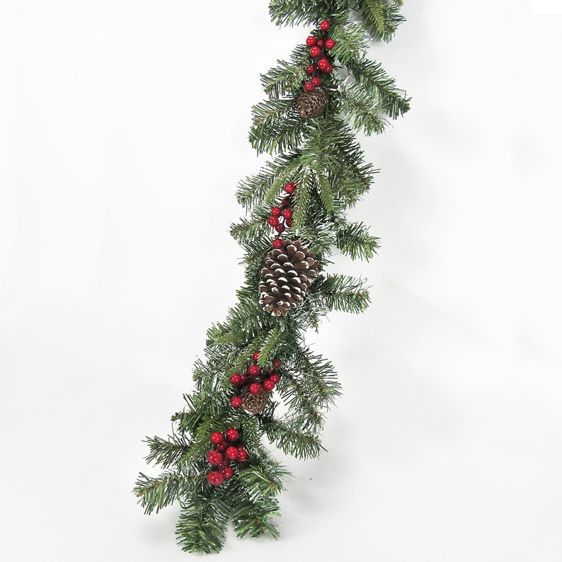 Artificial Christmas Garland & Swags Set Holiday Christmas Etsy
