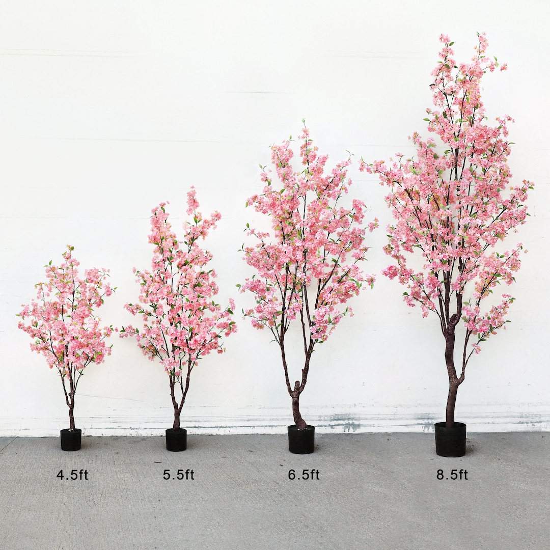 Artificial Pink Cherry Blossom Flower Tree Cherry Blossom Wedding