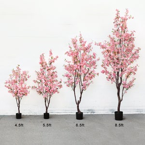 Artificial Pink Cherry Blossom Flower Tree | Cherry Blossom Wedding Flower Tree | Pink Flowers for Wedding Decor | Pink Wedding Flowers