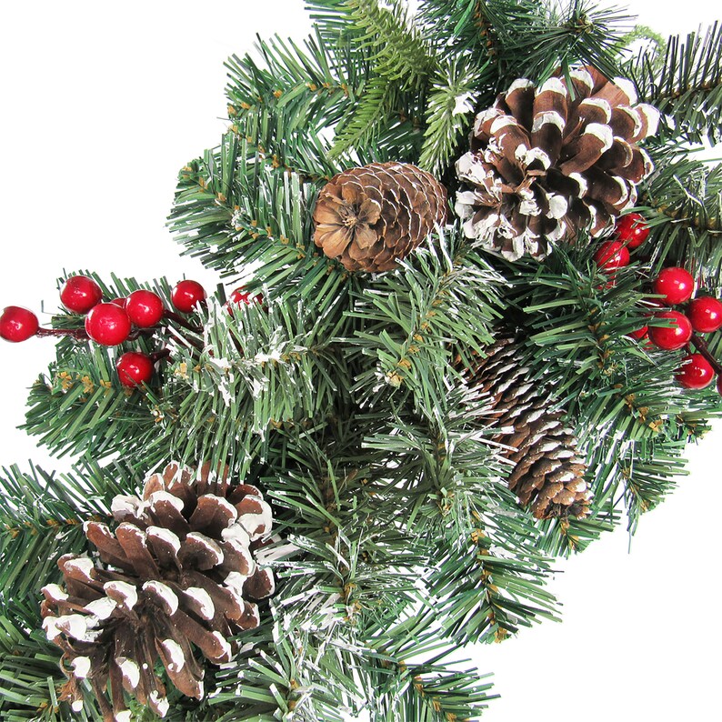 Artificial Christmas Garland & Swags Set Holiday Christmas Etsy