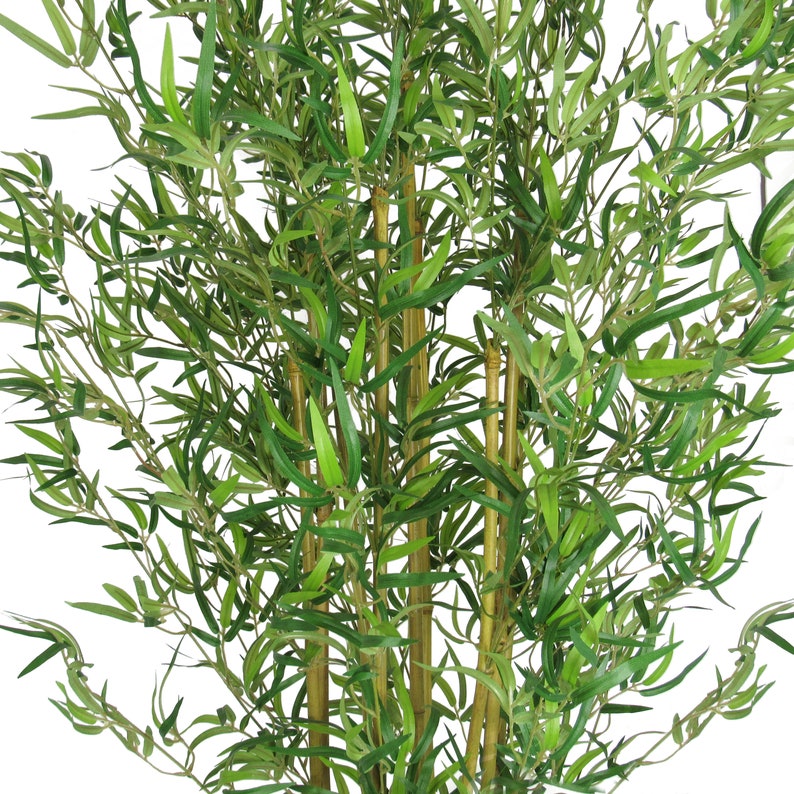 6ft Artificial Bamboo Tree in Black Pot Fake Bamboo Tree Etsy