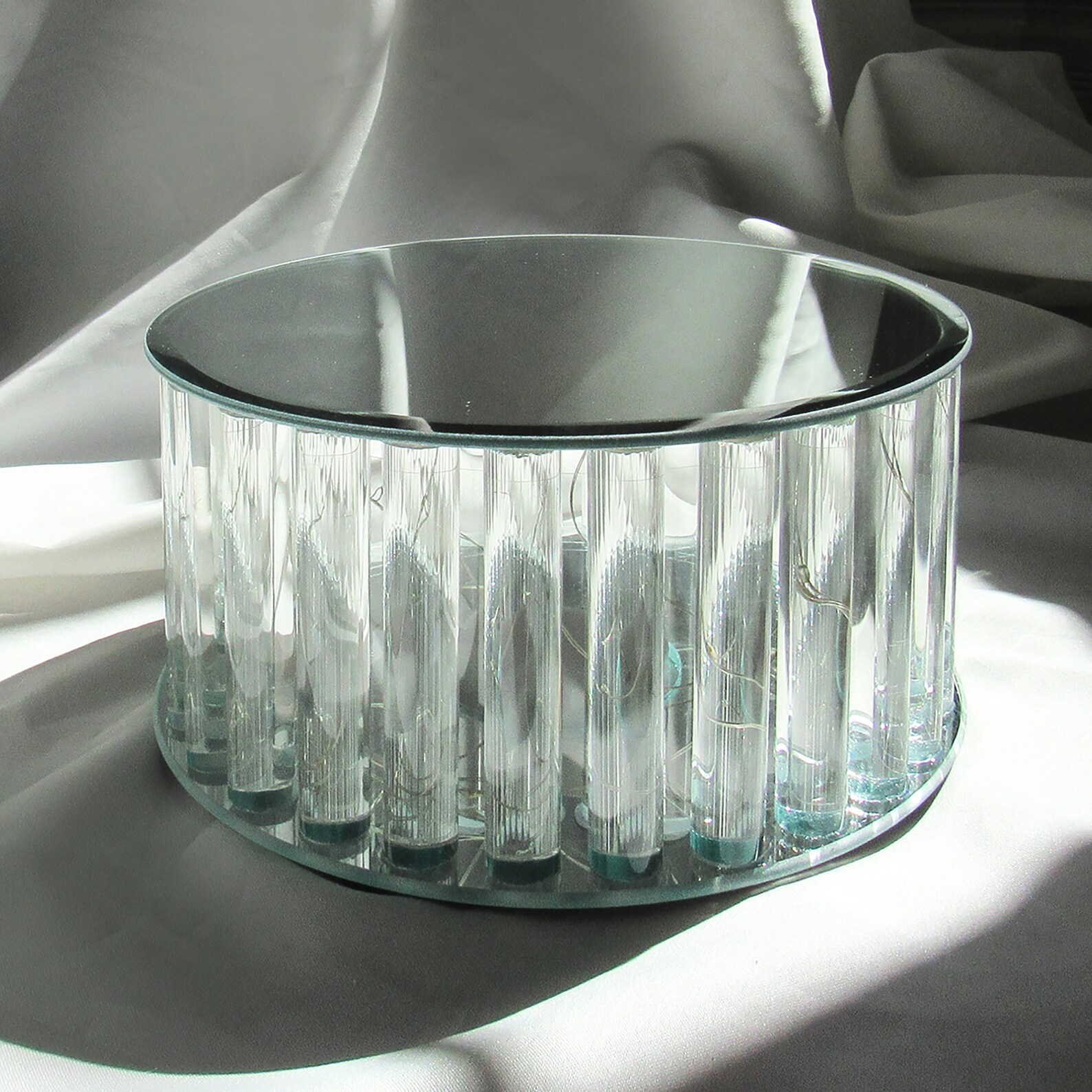 Round Light up Cake Stand Food Dessert Display Riser Etsy