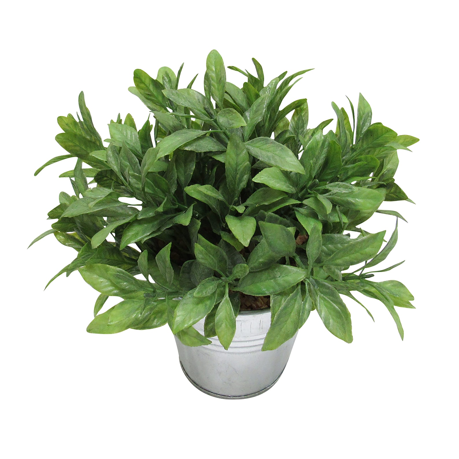 Pick 2 Artificial Herb Plants in Metal Pot Faux Sage Basil Etsy