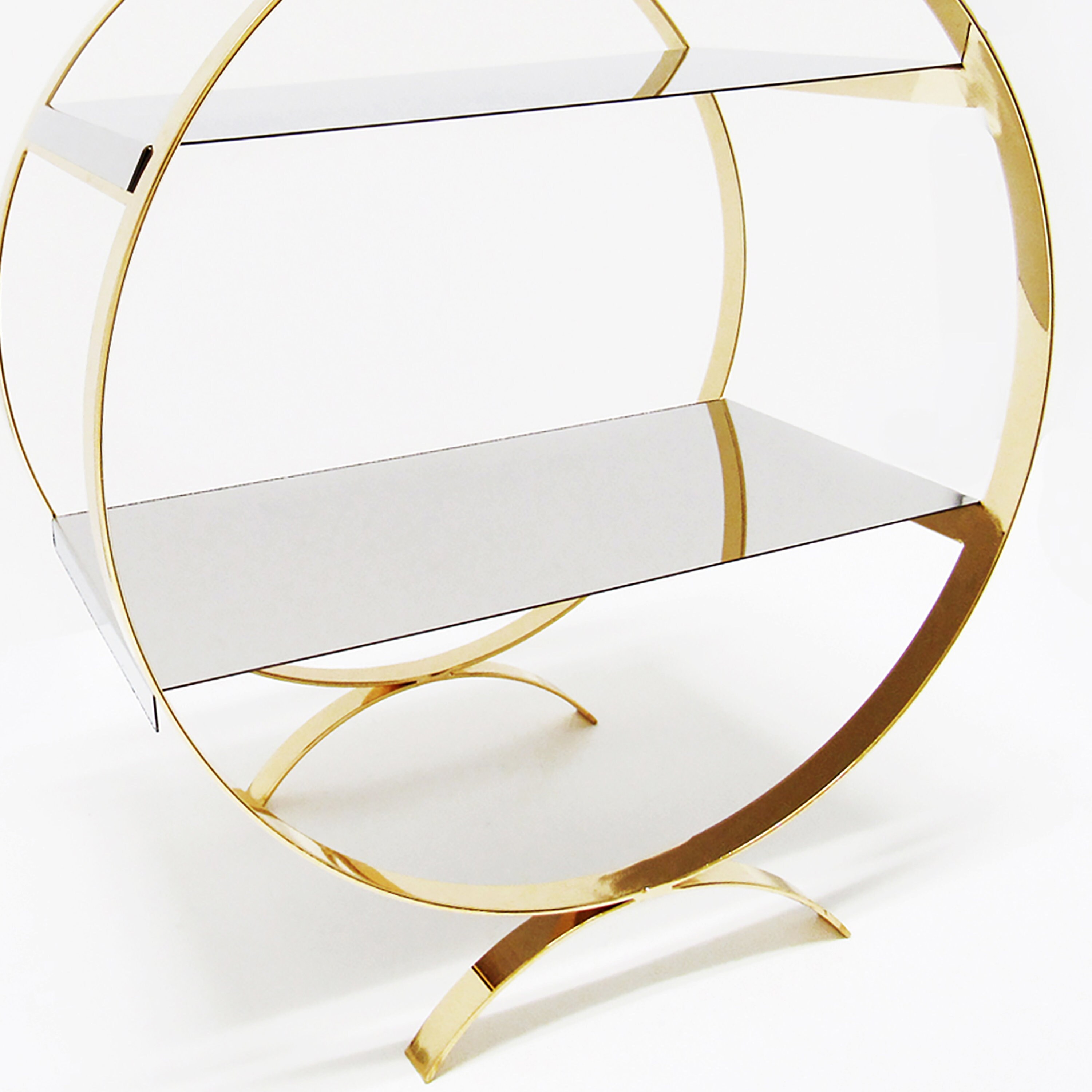 Round Metal 2Tier Dessert Display Stand Gold Silver Cupcake Etsy