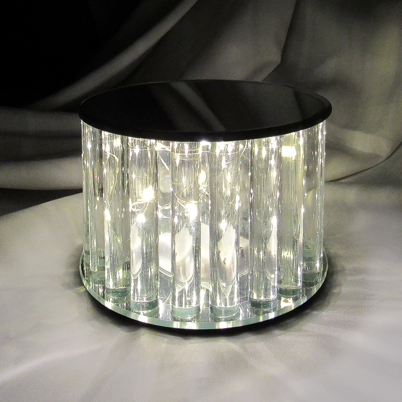 Round Light up Cake Stand Food Dessert Display Riser Etsy