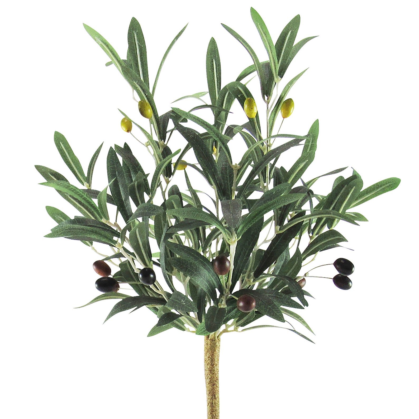 24in Artificial Olive Tree in Black Pot Fake Small Faux Etsy