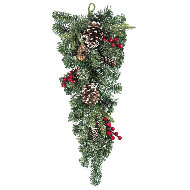 Artificial Christmas Garland & Swags Set Holiday Christmas Etsy
