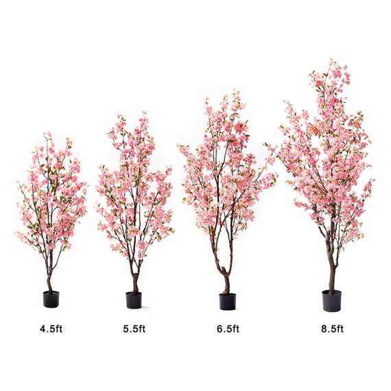 Árbol de flores de cerezo artificial Flor rosa / Falso falso - Etsy España