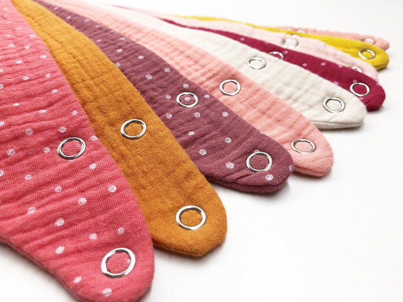 Waterproof Dribble bibs Baby Bandana bibs Baby burp clothes Organic Baby shower gift Muslin bibs Soft cotton and Waterproof Super absorbent