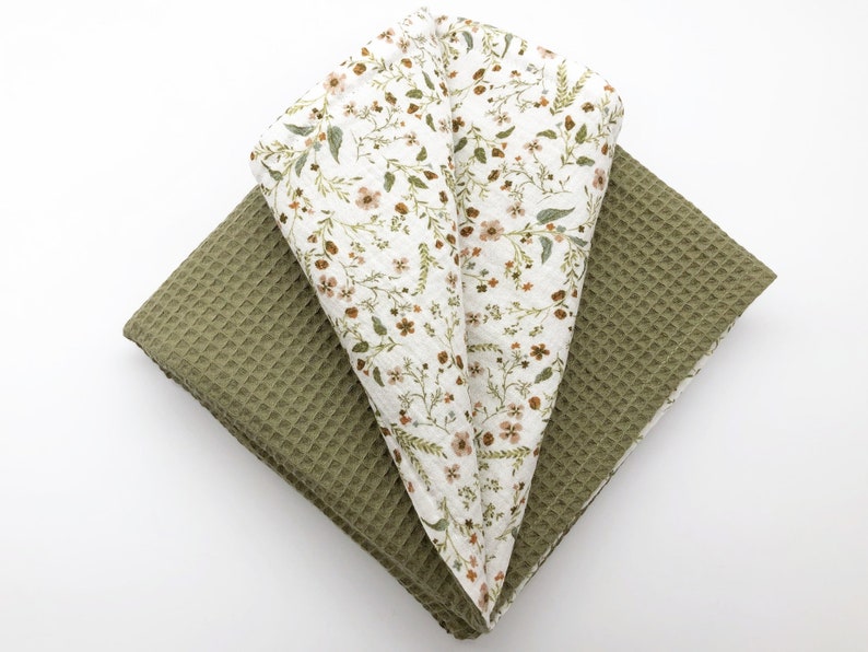 Waffle blanket Baby Blanket Boy Organic muslin blanket