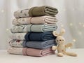 Soft 100% Cotton Baby Blankets, Handmade in Europe, Premium Waffle Cotton, Soft Lightweight Newborn Blanket, Embroidered Name Christmas Gift product logo