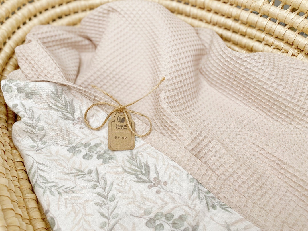 First Baby Blanket Organic Cotton Super Soft Personalized Baby Blanket