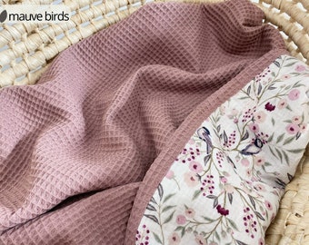 Coperta per bambini in cotone al 100%, fascia estiva, coperta estiva per bambina, coperta per bambino personalizzata, regalo per la doccia per bambina, coperta di cotone organico