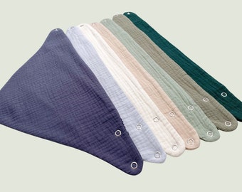 Ensemble de chiffons super absorbants pour les rots Bavoirs en mousseline bio Drool Bavoirs bandana de style scandinave. Tissu pour roter bébé garçon et fille. Cadeau baby shower