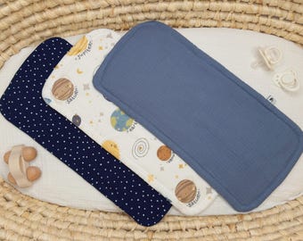 Organic Muslin Burp Cloths,  Absorbent Baby Burp Pads for Shoulder,  Newborn Feeding Essential, Newborn Muslin Cloths