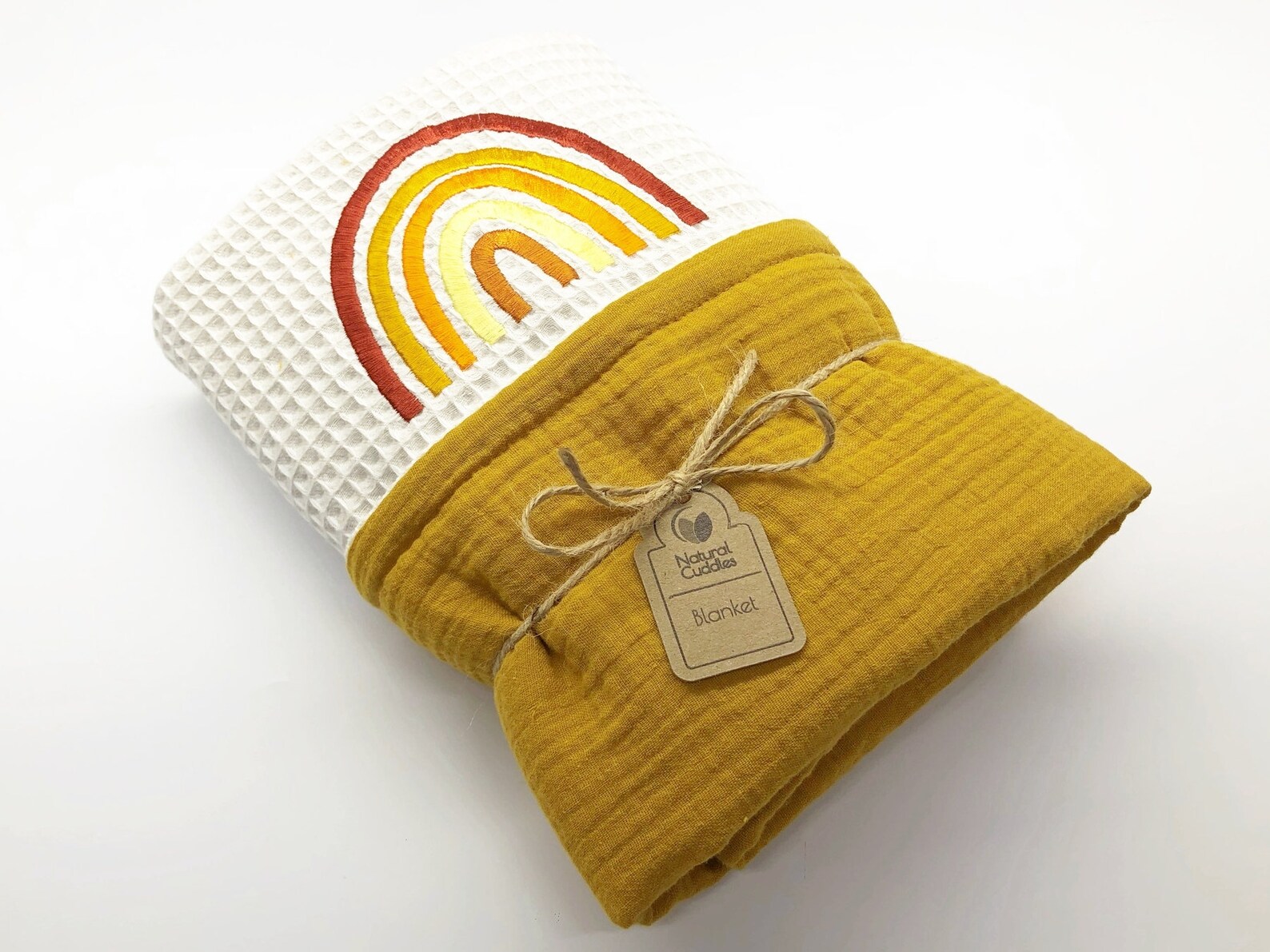 Personalised Baby Blanket Premium Embroidered Baby Rainbow Etsy