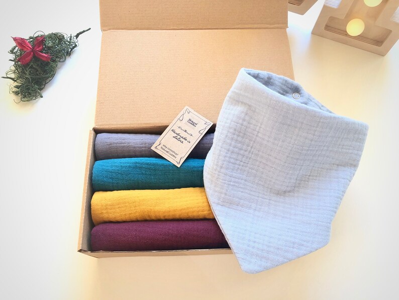 boy 100/% Cotton muslin bandanas by Little Bot