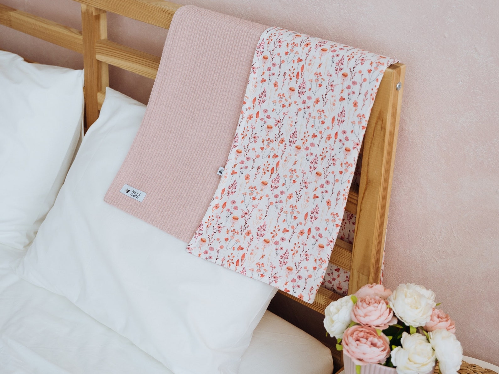 Natural Baby Blanket Organic Cotton Waffle Baby Blanket Muslin Etsy