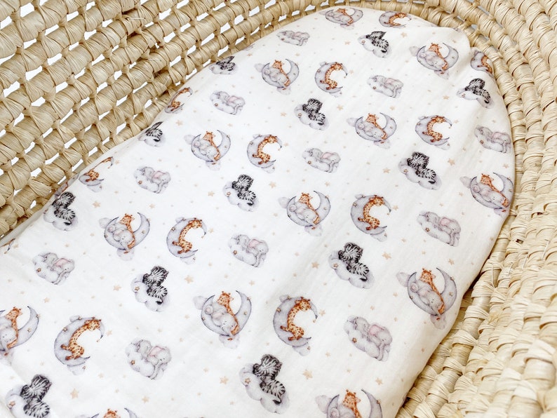 Waterproof blanket baby diaper change pad. Travel changing pad organic cotton Set of 3 baby change pads image 5