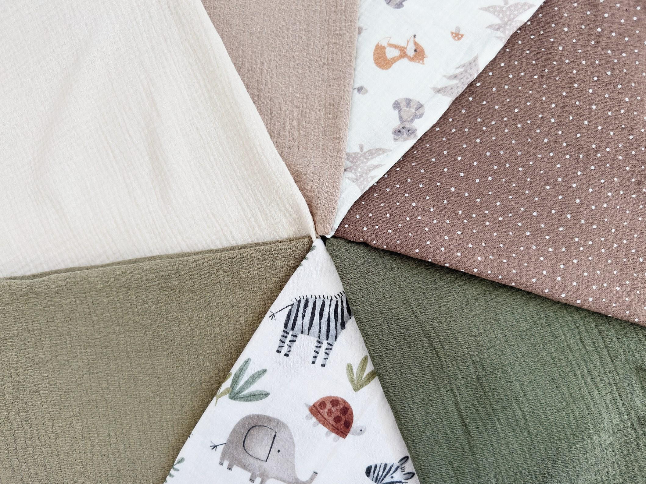 Waterproof Travel Pad – Organic Baby Changing Mat - Reusable Cotton Muslin & Terry Diaper Mats - Mattress Protector - Muslin Baby Bedding