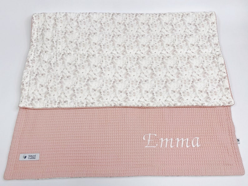 Warm Winter Baby Blanket, Thick Threelayered Nursery Banket, Babu Girl