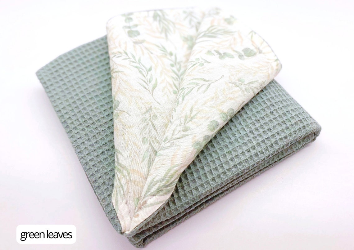 Floral Waffle Baby Blanket main image 0