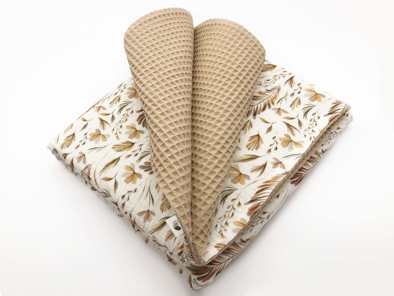 Waffle blanket Baby Blanket Boy Organic muslin blanket