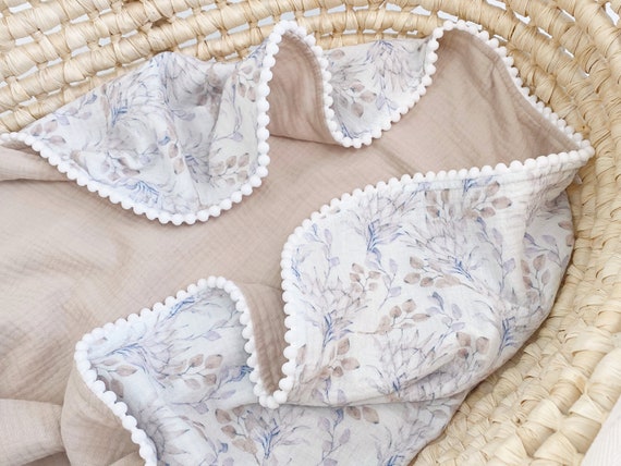 Beige Baby Swaddle Blanket Summer Baby Blanket Organic Cotton Baby Swaddle Blanket Baby Blanket Personalised Wrap Etsy Canada