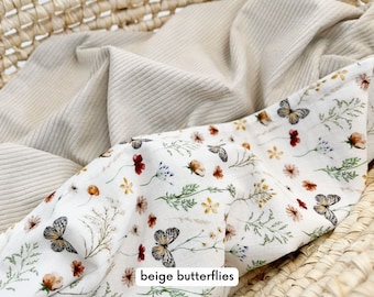 READY TO SHIP | Valentine's Baby Velvet blanket Organic cotton 40x28 inches Crib Stroller blanket