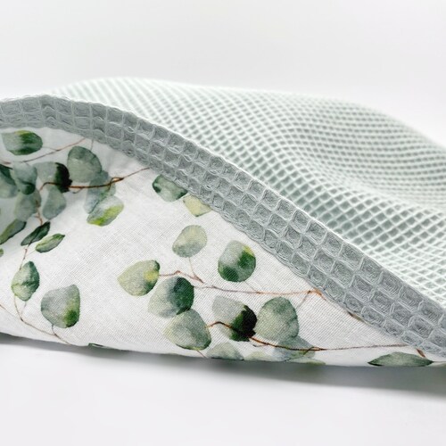 Floral Waffle Baby Blanket main image 1
