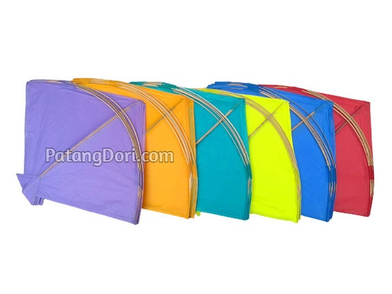 Paper Kite Patang Multi-Colour Indian Tournament Kite Medium Size Pack of  30