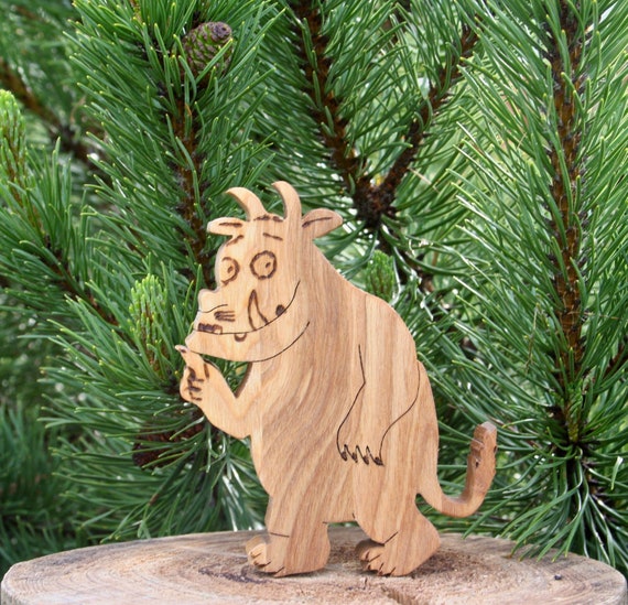 Wooden Gruffalo Toy Figurine Waldorf And Montessori Miniature Etsy