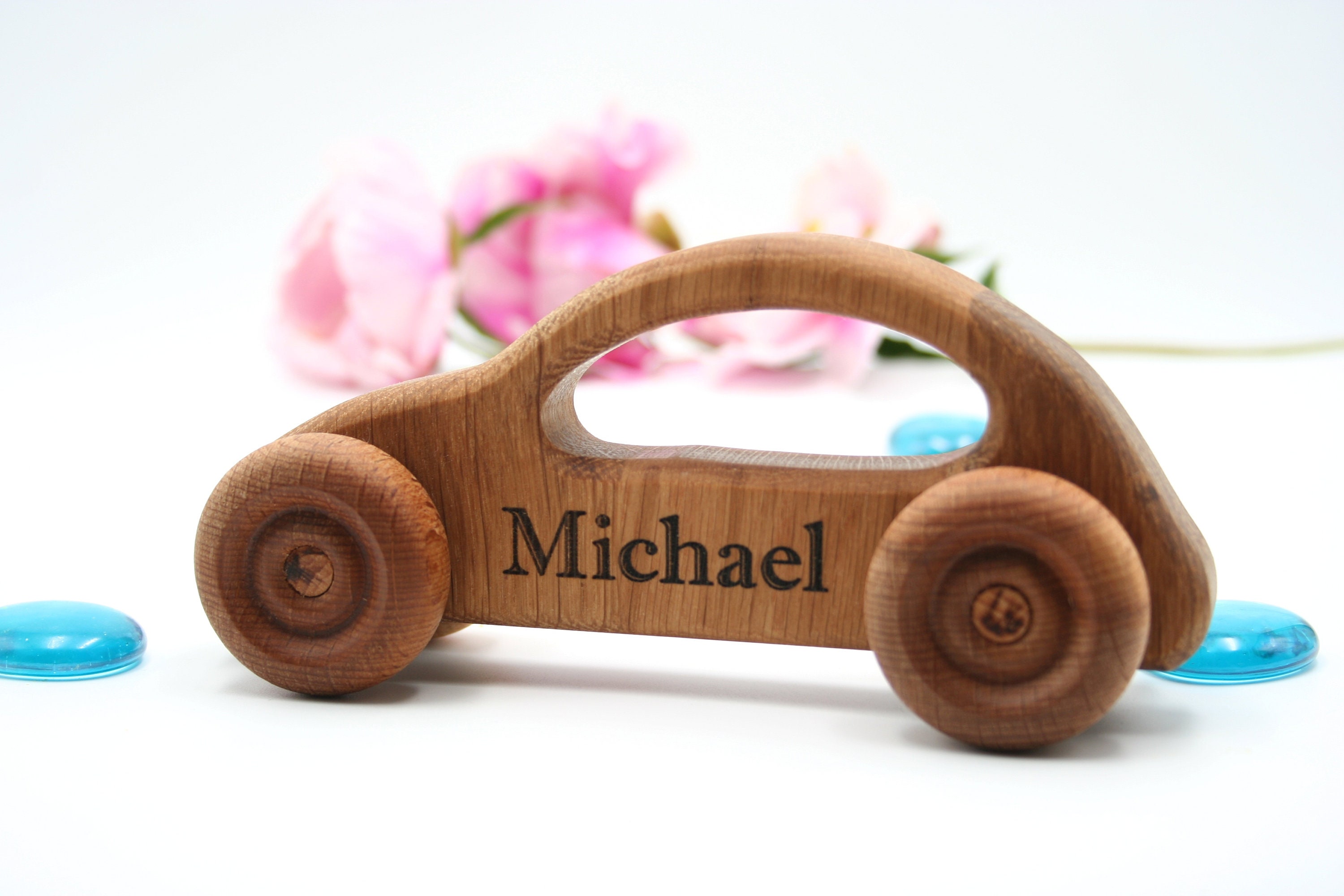 Wooden personalized toy car Personalized Baby boy gift Etsy