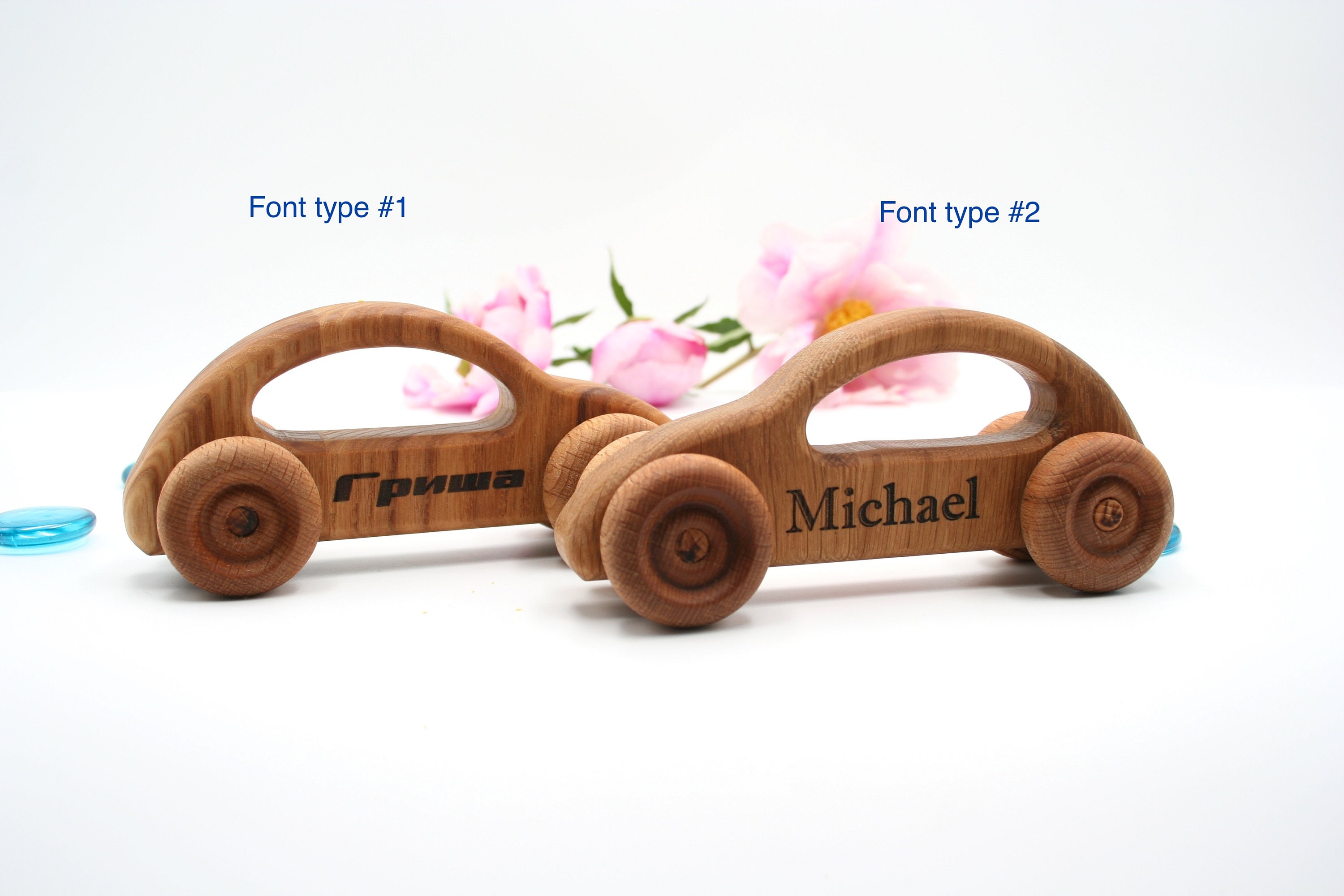 Wooden personalized toy car Personalized Baby boy gift Etsy
