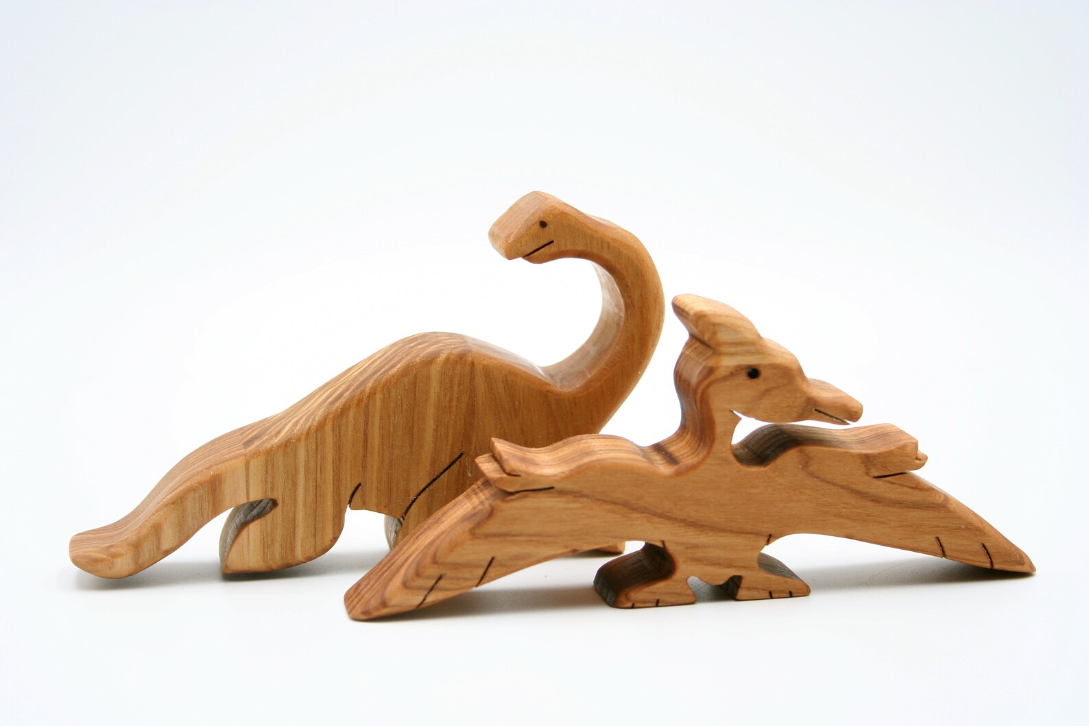 Montessori Dinosaur Wooden Toys Pterodactyl Dino Waldorf Etsy