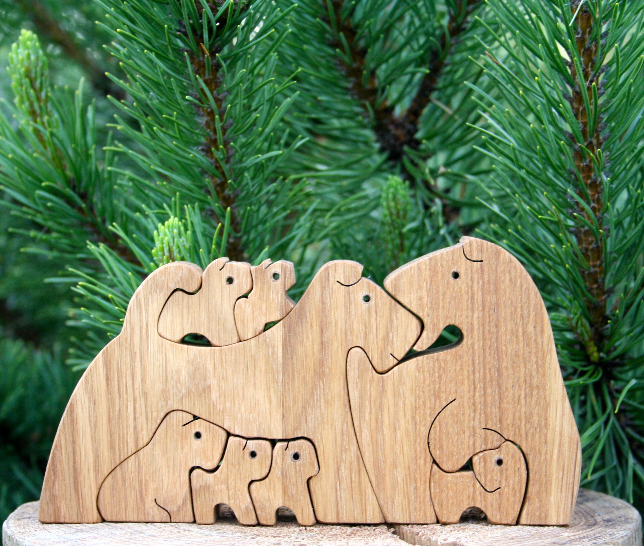 wooden animals for babies
