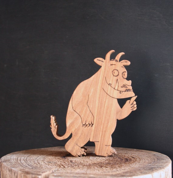 wooden gruffalo figures