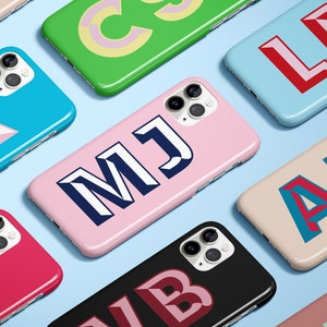 Custom Monogram iPhone Case: Personalized Protective Phone Case