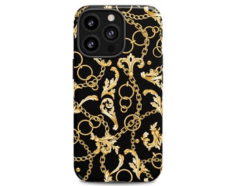 Luxury Gold Chain iPhone Case: Designer Phone Protection