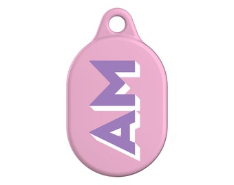 Personalisierter AirTag Taschenhalter mit Schlüsselanhänger Karabiner