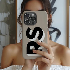 iPhone 16 Personalised Initial iPhone Case, Custom Name iPhone 16 Pro Max Case, iPhone 15 14 13 12 11 Pro Max Case, Samsung Galaxy s Pixel 9