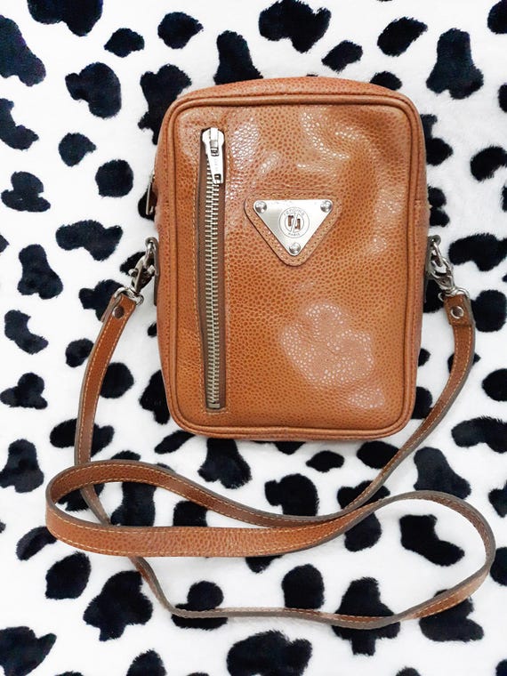 Fiber Street VINTAGE Vintage 1990s Renoma Paris Embossed Leather 