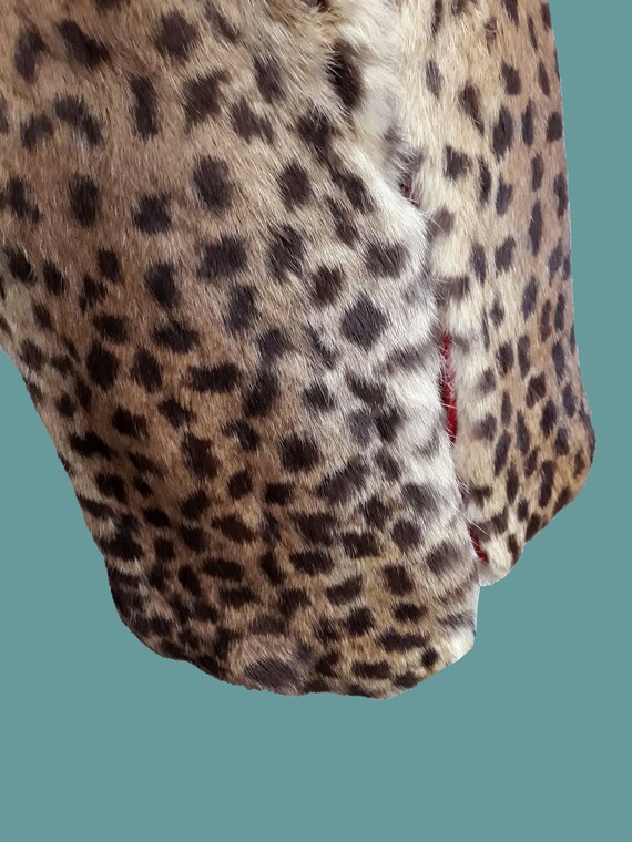 Fiber Street VINTAGE! vintage 1980s Cheetah print… - image 8