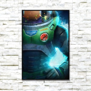 Poster di Buzz Lightyear, poster di Toy Story Buzz Lightyear. Decorazione murale, poster di Buzz Lightyear. Idea regalo originale per bambini.