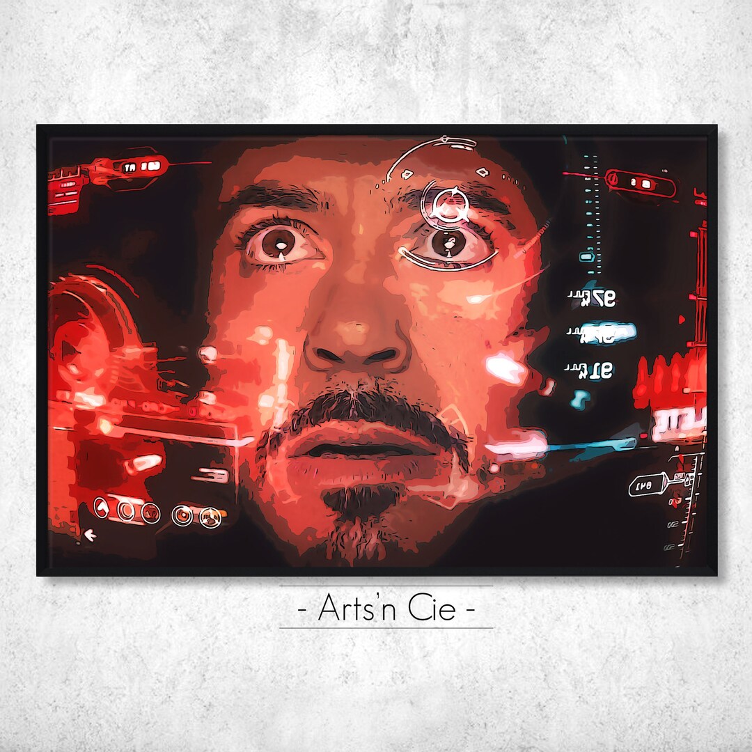 Iron Man Poster Art Marvel. Wall Art Marvel. Avengers Home Etsy Australia