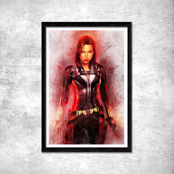 Natasha Romanoff Poster Black Widow Marvel. This Marvel and - Etsy