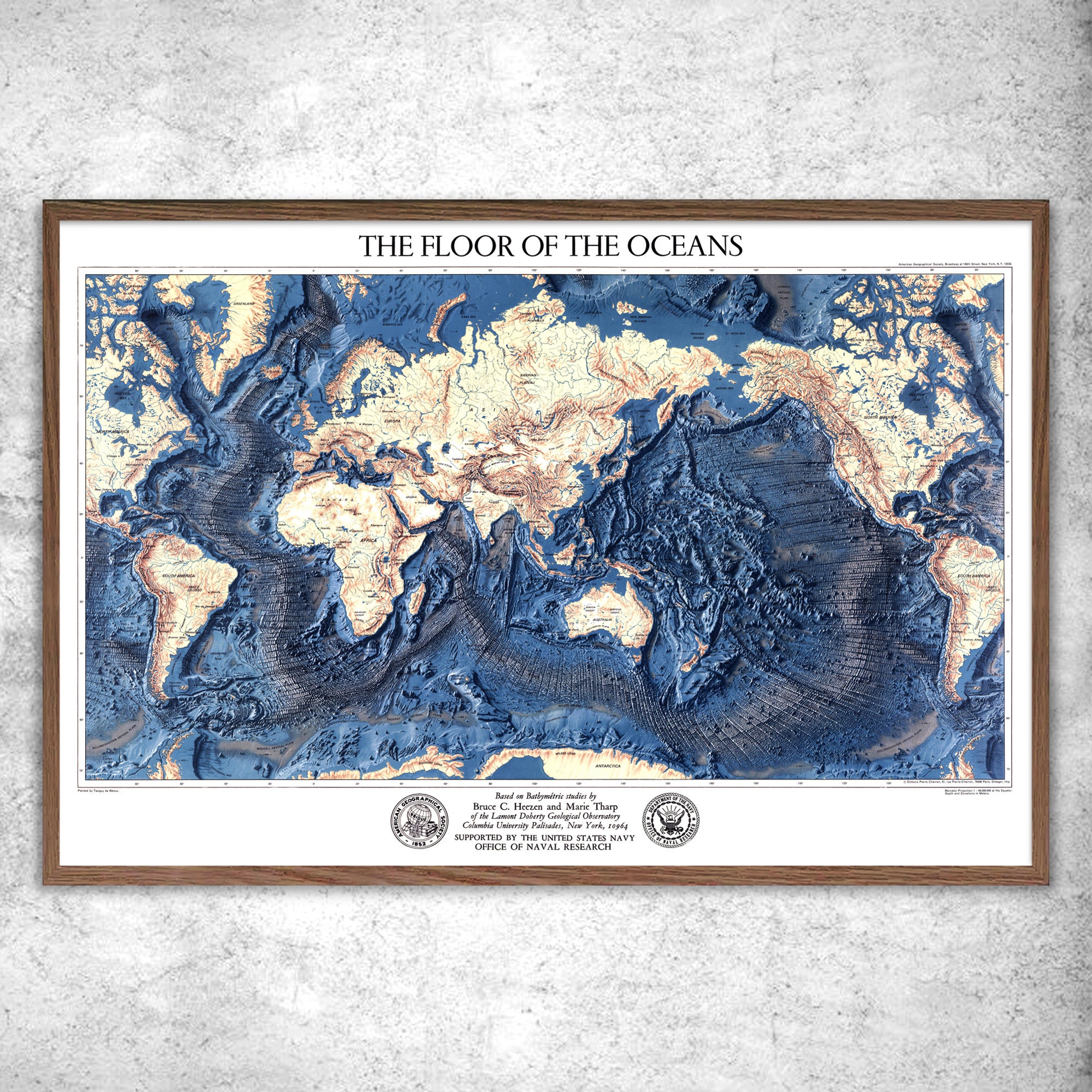 宝の地図 世界地図 古地図 額縁付き ヴィンテージ ポスター 宝の地図 世界地図 古地図 額縁付き ヴィンテージ ポスター