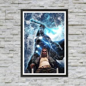 Gamora poster Marvel Guardians of the Galaxy poster Avengers Endgame Print Gamora interior decor living room wall art original Marvel gift
