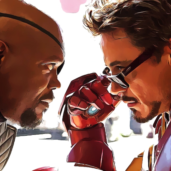 アイアンマン トニー・スターク vs. ニック・フューリー マーベル